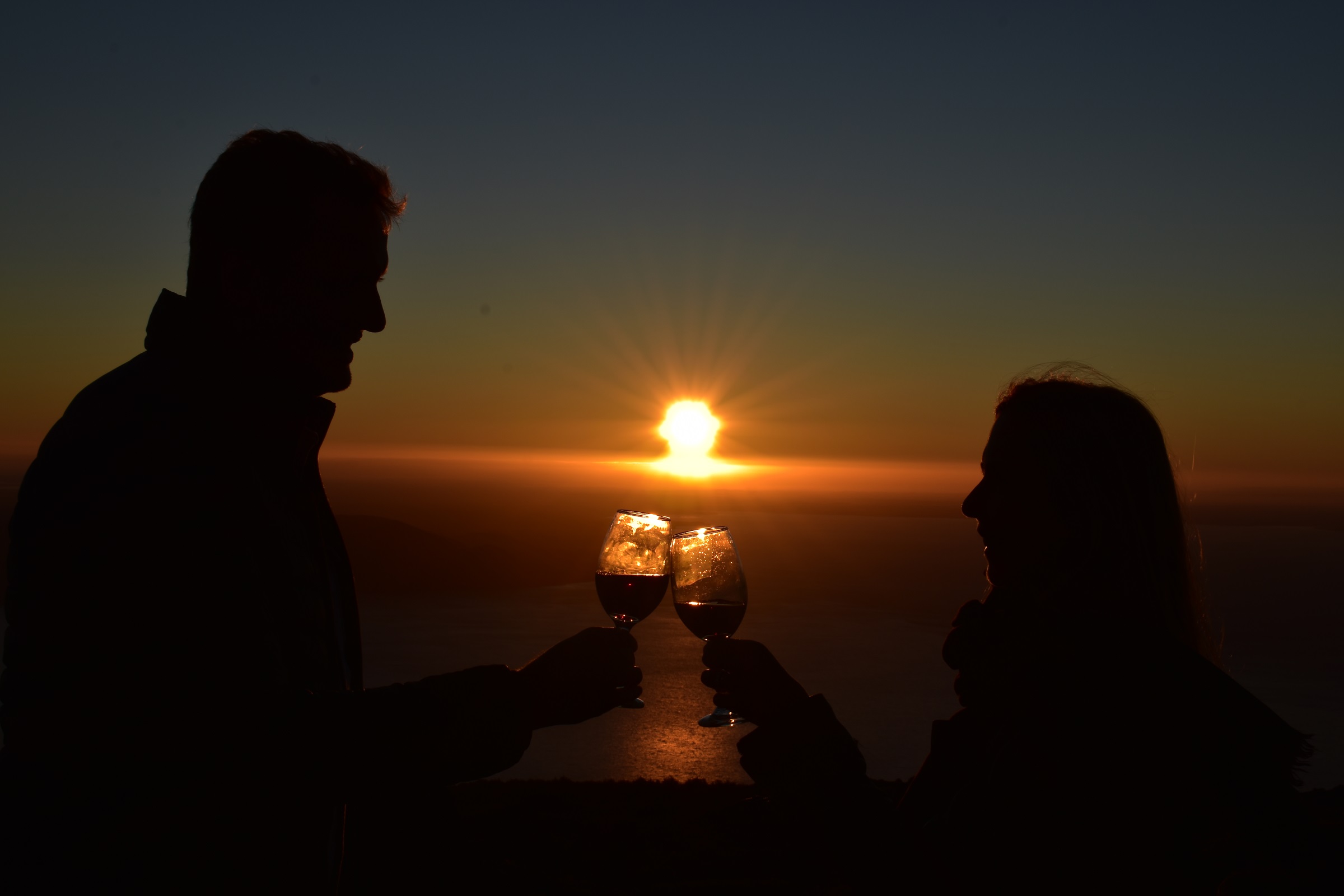 Atardecer en el Volcan